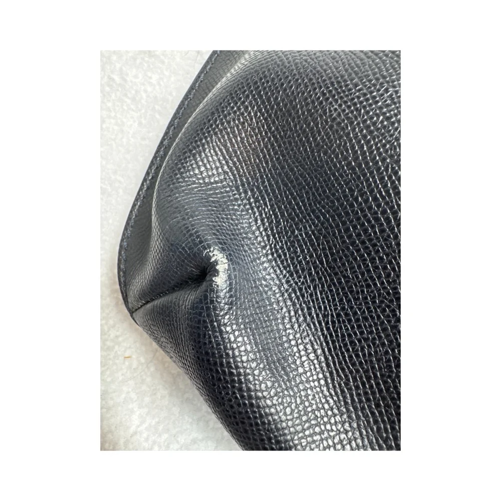 Authentic CHANEL Black Grained Calfskin Shopping Tote - Picture 12 of 15